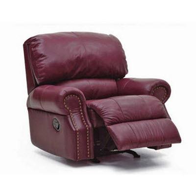 Palliser Charleston Rocker Leather Recliner 41104-32-CARNIVAL-CLARET IMAGE 1