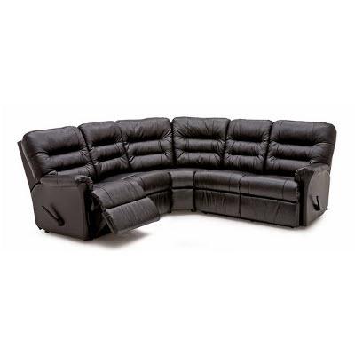 Palliser Fiesta Power Reclining Fabric Sectional 41039-64/41039-09/41039-65-TULSAII-JET IMAGE 1