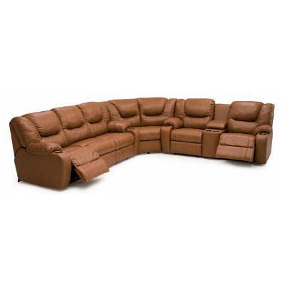 Palliser Dugan Reclining Leather Sectional Dugan 41012-51/09W/58 IMAGE 1