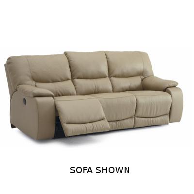 Palliser Norwood Reclining Leather Sectional 41031-51-BROADWAY-KHAKI IMAGE 1