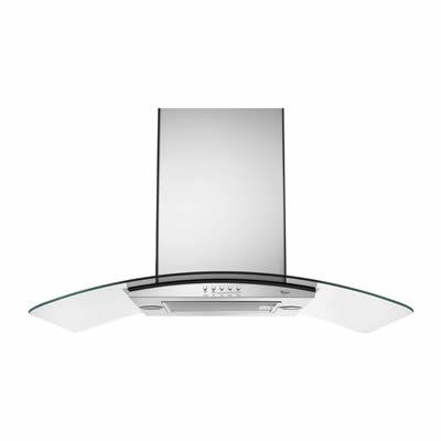 Amana 36-inch Ceiling Mount Range Hood UXI6536BSS [A] IMAGE 3