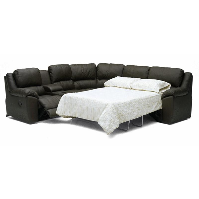 Palliser Benson Power Leather Sleeper Sectional Benson 41164-47/A2/10/09/27 IMAGE 1