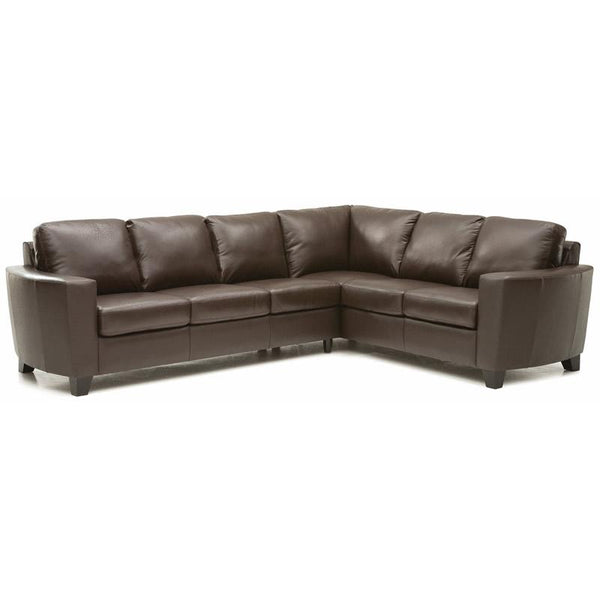 Palliser Leeds Leather Sectional Leeds 77328 12/40 IMAGE 1