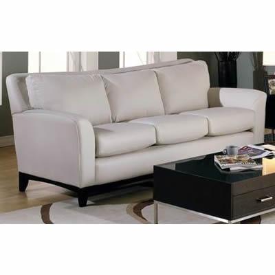 Palliser India Stationary Leather Sofa 77287-01-TULSAII-CHALK IMAGE 1