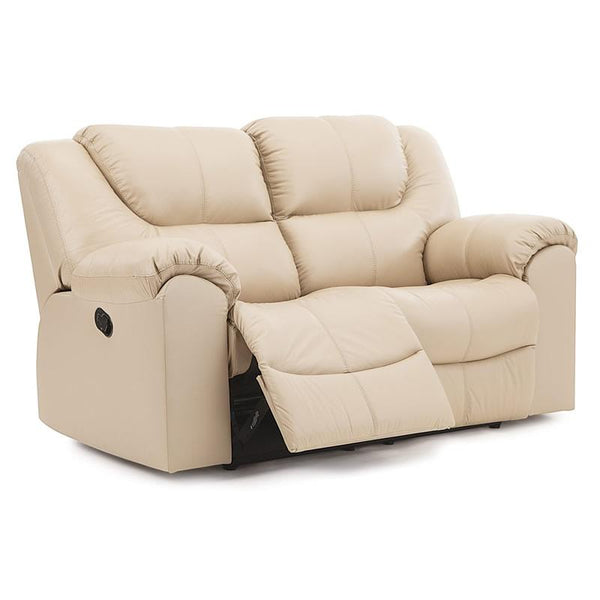 Palliser Parkville Manual Reclining Leather Match Loveseat Parkville 41029-53 Tulsa II Sand IMAGE 1