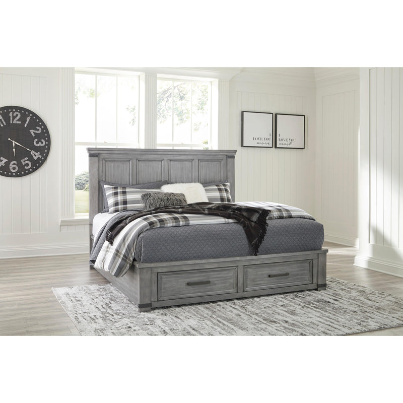 Signature Design by Ashley Russelyn B772 8 pc King Panel Storage Bedroom Set IMAGE 2