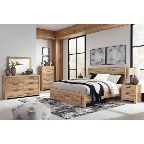 Signature Design by Ashley Hyanna B1050B15 6 pc Queen Platform Storage Bedroom Set IMAGE 1