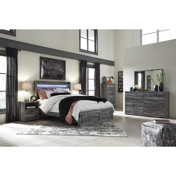 Signature Design by Ashley Baystorm B221B35 6 pc Queen Panel Storage Bedroom Set IMAGE 1