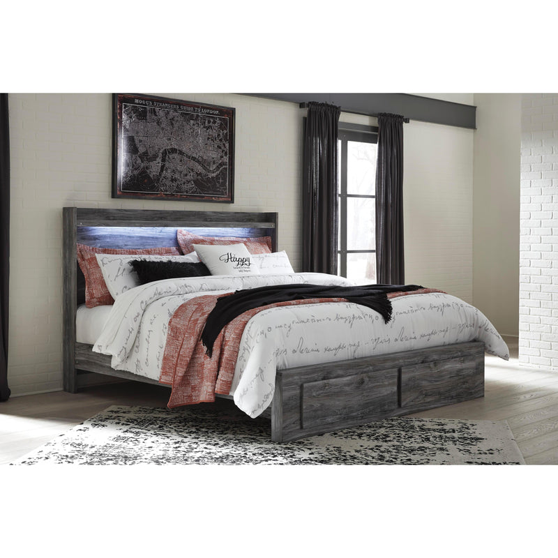 Signature Design by Ashley Baystorm B221B36 6 pc King Panel Storage Bedroom Set IMAGE 2