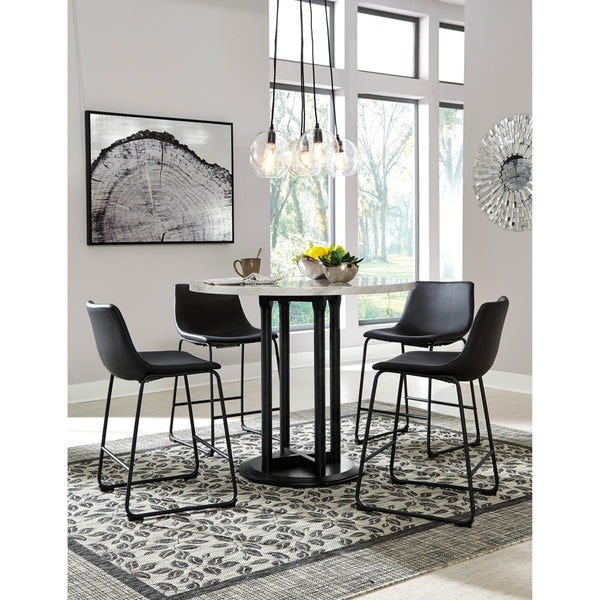 Signature Design by Ashley Centiar D372D6 5 pc Counter Height Dining Set IMAGE 1