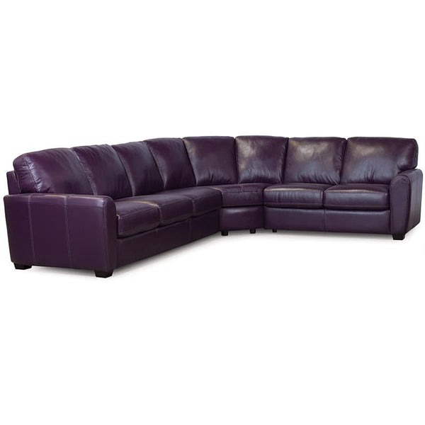 Palliser Connecticut Leather 3 pc Sectional 77881-07/77881-09/77881-08-DAZZLE-PANSY IMAGE 1