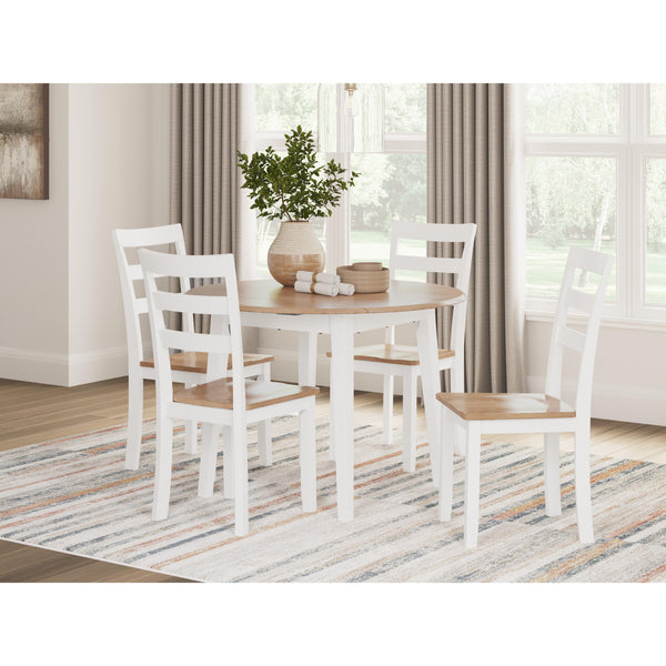 Signature Design by Ashley Gesthaven D398 3 pc Dining Set IMAGE 1