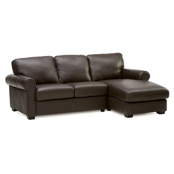 Palliser Magnum Leather Sectional 77326-07-VENICE-CHOCOLATE IMAGE 1