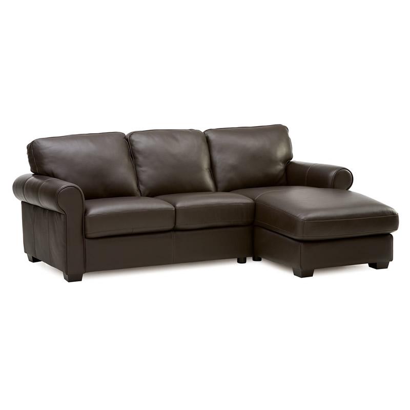 Palliser Magnum Leather Sectional 77326-07-VENICE-CHOCOLATE IMAGE 1