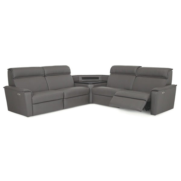 Palliser Leather Sectional 41966-67/41966-10/41966-B9/41966-10/41966-66 IMAGE 1