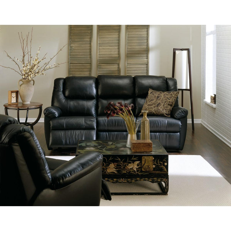 Palliser Tundra Manual Reclining Leather Loveseat 41043-53-GLOVEPVC IMAGE 2