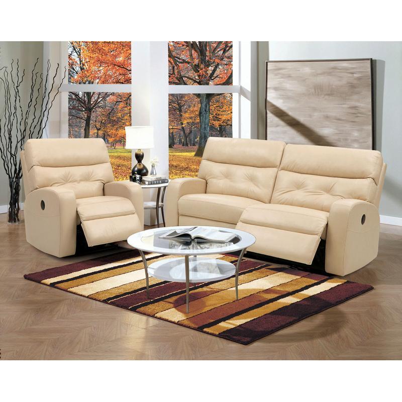 Palliser Southgate Power Reclining Leather Sofa 41123-5P-CARNIVAL-BAMBOO IMAGE 2