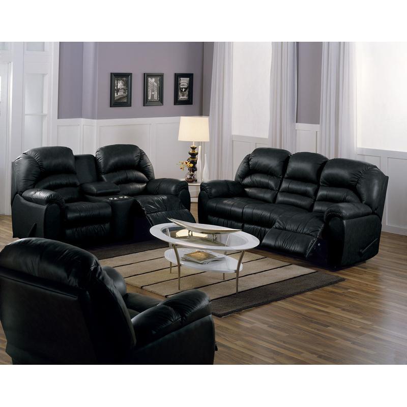 Palliser Taurus Manual Reclining Leather Loveseat 41093-53-GLOVEPVC IMAGE 1