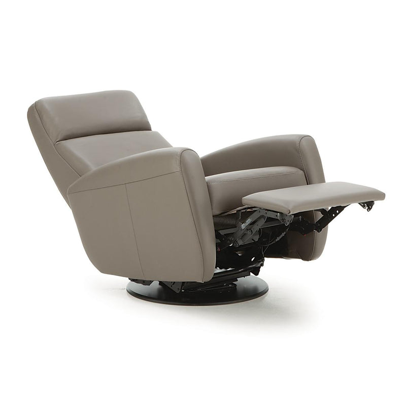 Palliser Buena Vista II Power Swivel, Glider, Rocker Leather Recliner 42217-38-VENICE-COAL IMAGE 4