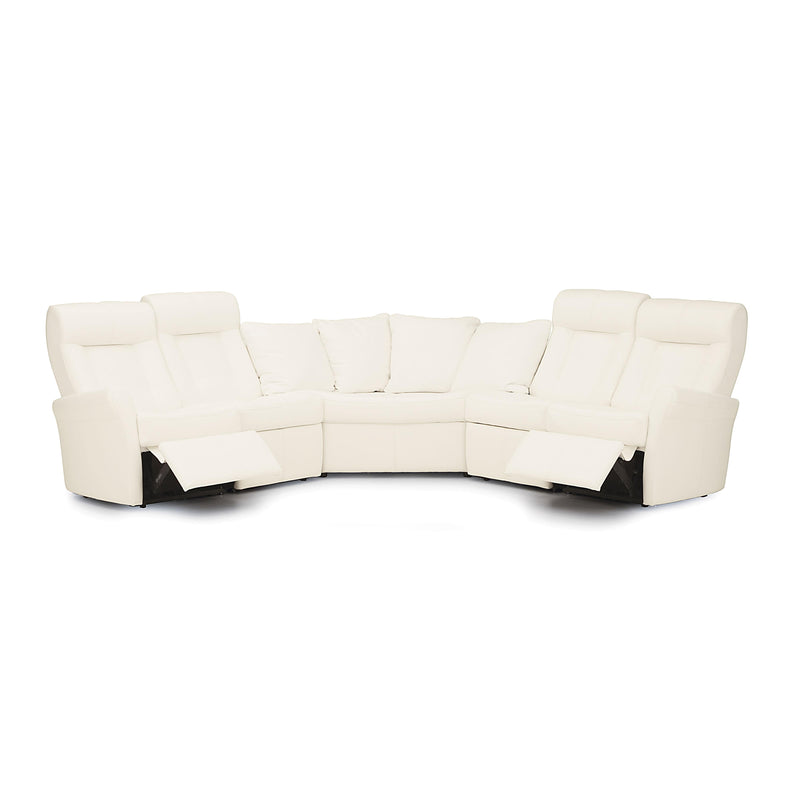 Palliser Yellowstone II Power Reclining Leather 5 pc Sectional 42211-66/42211-60/42211-09/42211-60/42211-67-TULSAII-BISQUE IMAGE 1