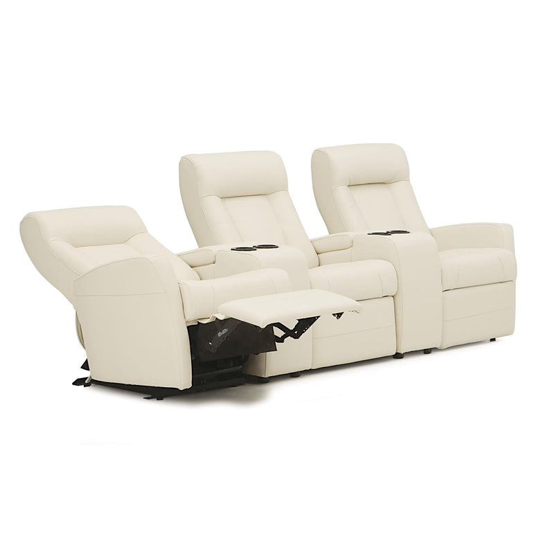 Palliser Power Reclining Leather Sectional 42210-67/42210-W0/42210-60/42210-W0/42210-66-VENICE-BISQUIT IMAGE 3