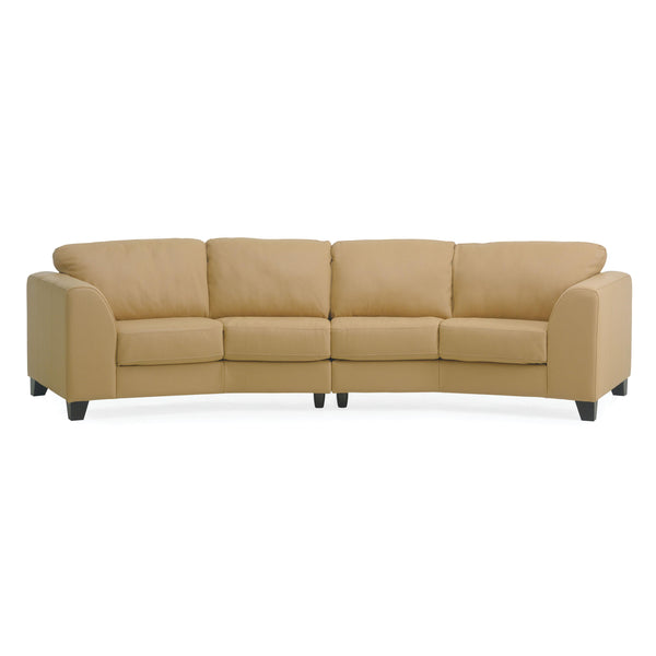 Palliser Juno Leather 2 pc Sectional 77494-97/77494-98-CARNIVAL-LAGER IMAGE 1