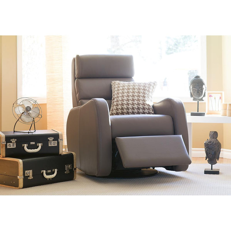 Palliser Central Park II Power Swivel, Glider Leather Recliner 42216-38 IMAGE 2