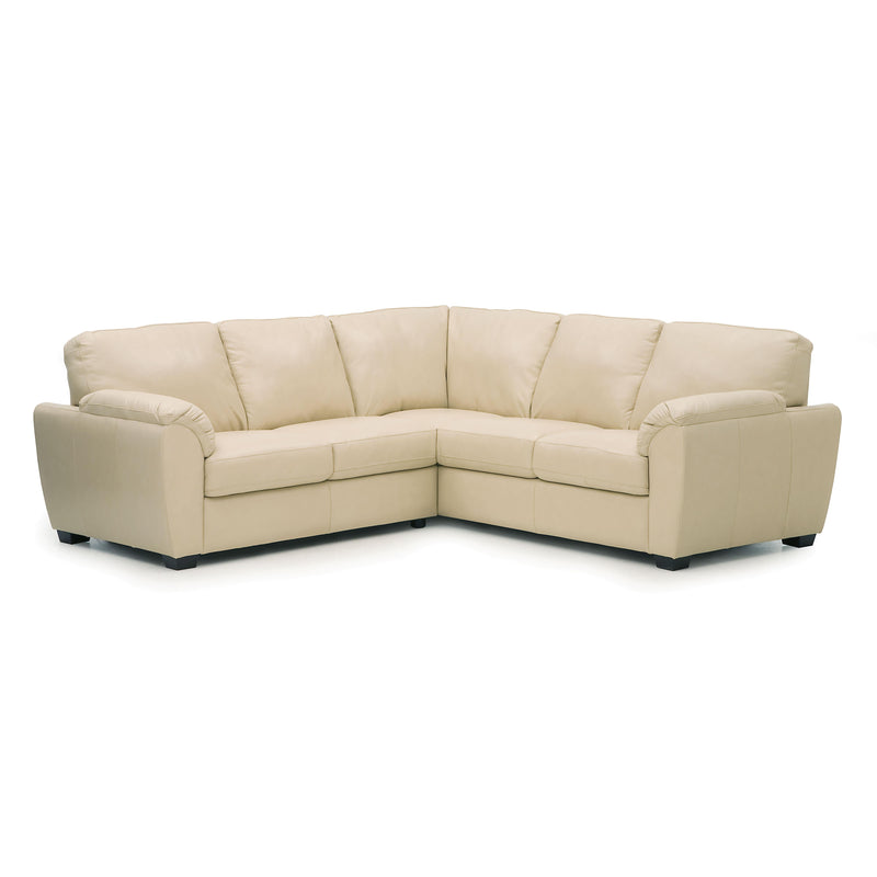 Palliser Leather Sectional 77347-07/77347-40-CARNIVAL-BAMBOO IMAGE 1