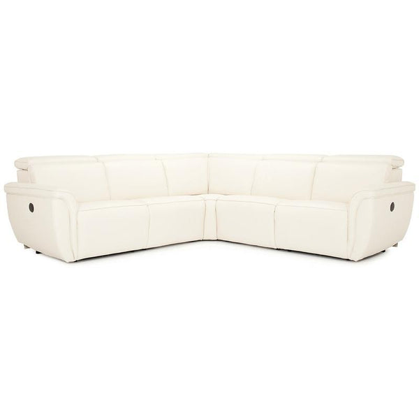 Palliser Power Reclining Leather Sectional 41639-77/41639-70/41639-19/41639-70/41639-76-VENICE-BISQUIT IMAGE 1