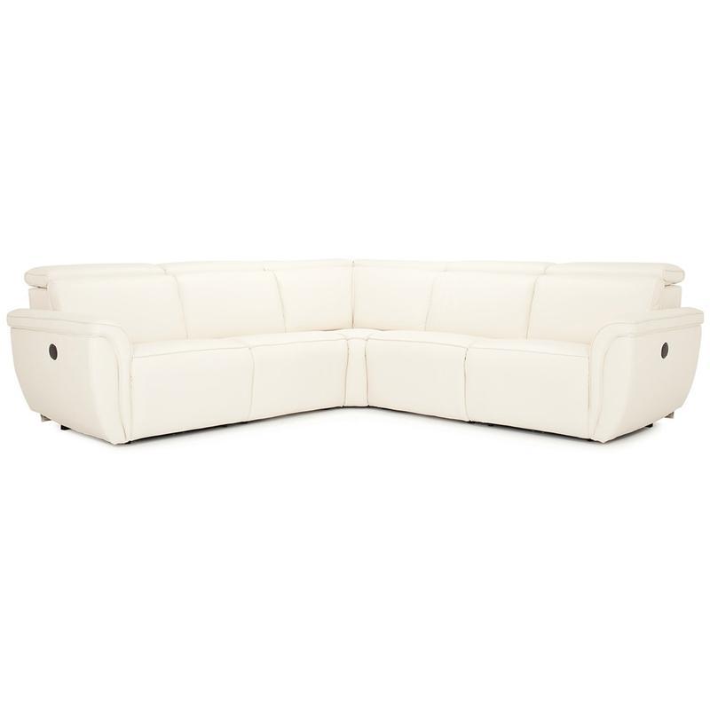 Palliser Power Reclining Leather Sectional 41639-77/41639-70/41639-19/41639-70/41639-76-VENICE-BISQUIT IMAGE 1