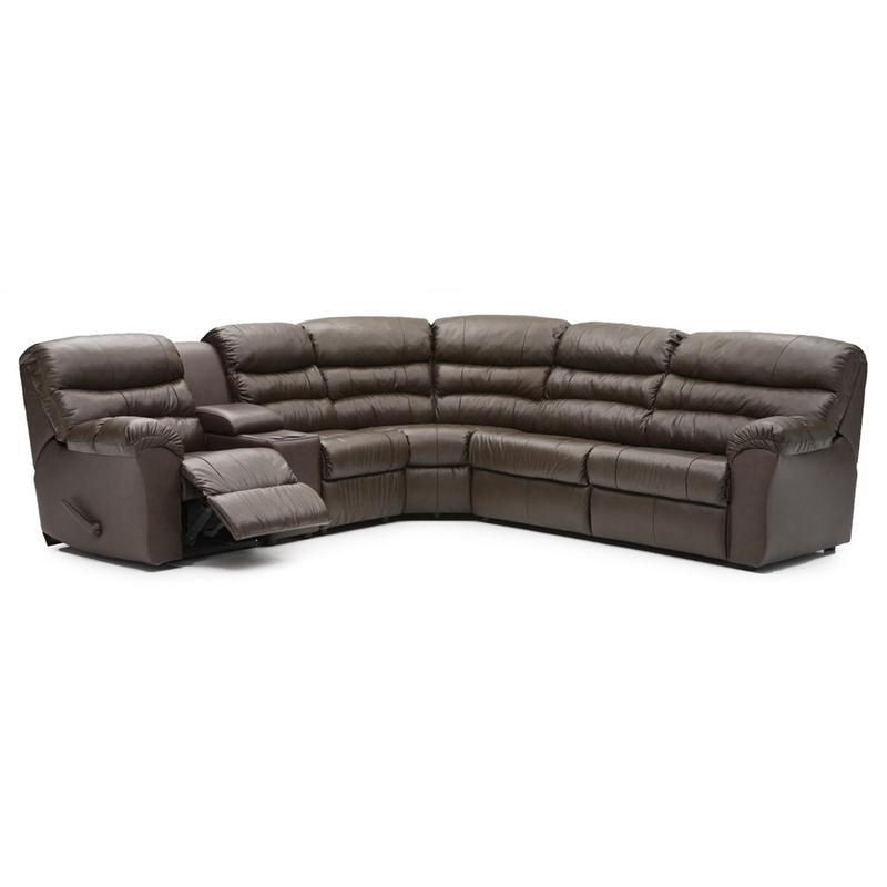 Palliser Durant Leather Reclining Sectional 41098-MD IMAGE 2