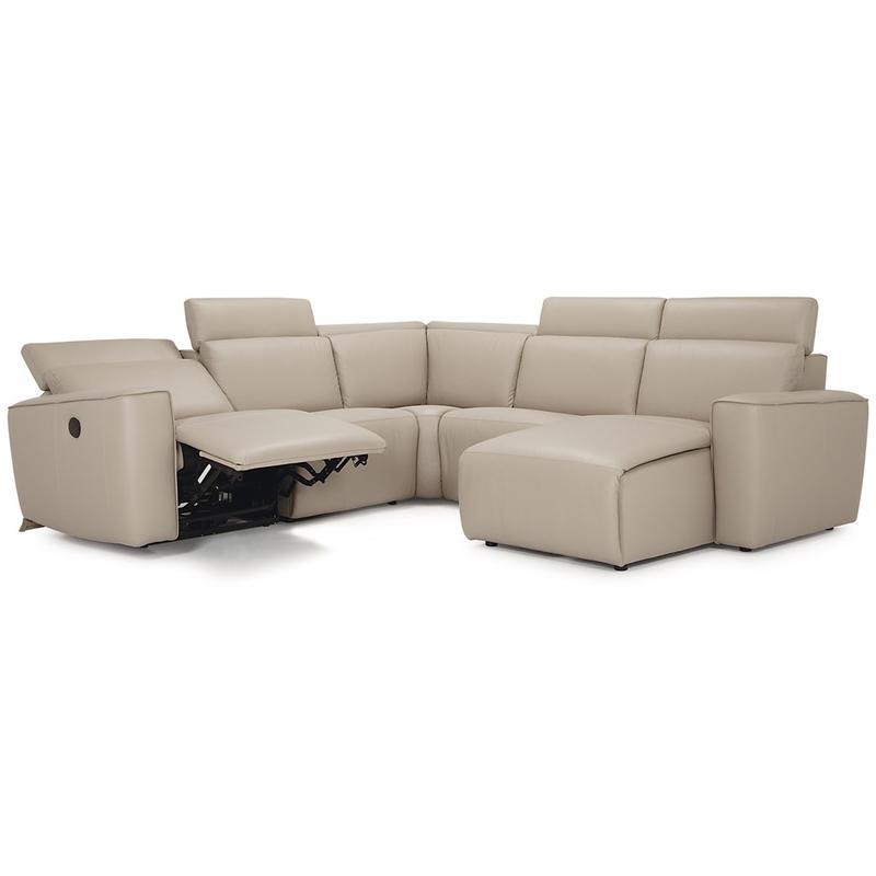 Palliser Power Reclining Leather Sectional 41638-19/41638-70/41638-70/41638-7P/41638-56-COLORADO-MIST IMAGE 2