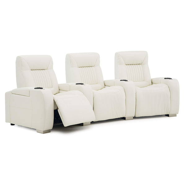 Palliser Autobahn Power Reclining Leather 3 pc Sectional 41954-5E/41954-7E/41954-3E-BROADWAY-ALABASTER IMAGE 1