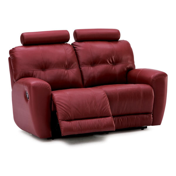 Palliser Galore Manual Reclining Leather Loveseat 41017-53 IMAGE 1