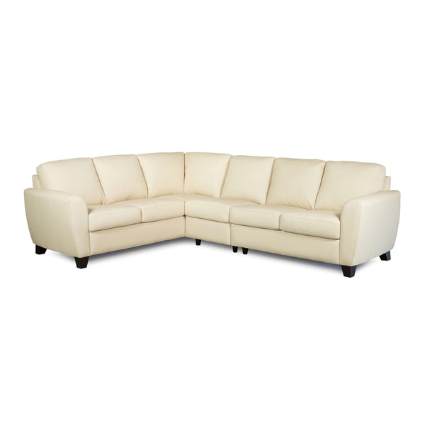 Palliser Marymount Leather 3 pc Sectional 77332-39/77332-10/77332-08-BROADWAY-BONE IMAGE 1