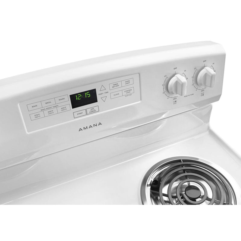 Amana 30in Freestanding Electric Range YACR4303MFW IMAGE 4