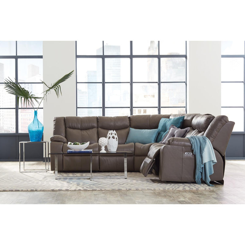 Palliser Delta Power Reclining Leather 5 pc Sectional 41054-47/41054-10/41054-09/41054-10/41054-46-VENICE-COAL IMAGE 6