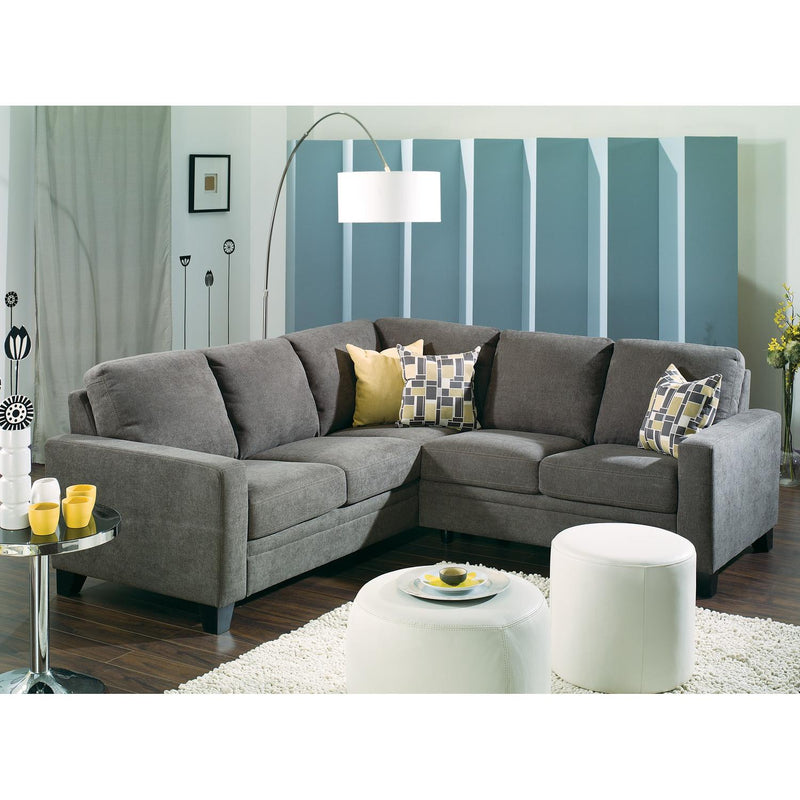 Palliser Creighton Fabric 2 pc Sectional 77294-39/77294-08-CAPRICE-GRANITE IMAGE 1