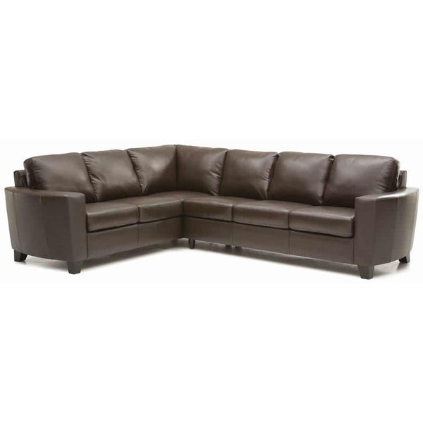 Palliser Leeds Leather Sectional Leeds 77328 12/40 IMAGE 1