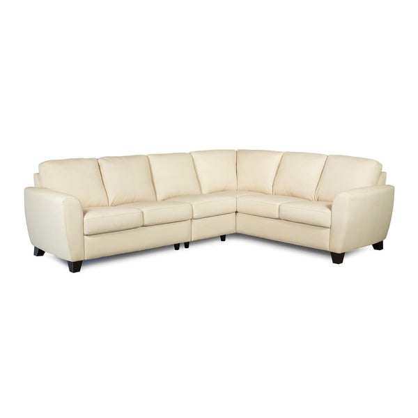 Palliser Marymount Leather 3 pc Sectional 77332-35/77332-10/77332-12-BROADWAY-BONE IMAGE 1