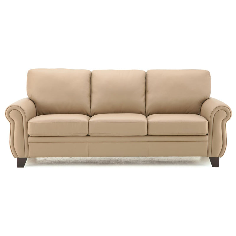 Palliser Meadowridge Stationary Leather Sofa 77509-01-TULSAII-SAND IMAGE 1