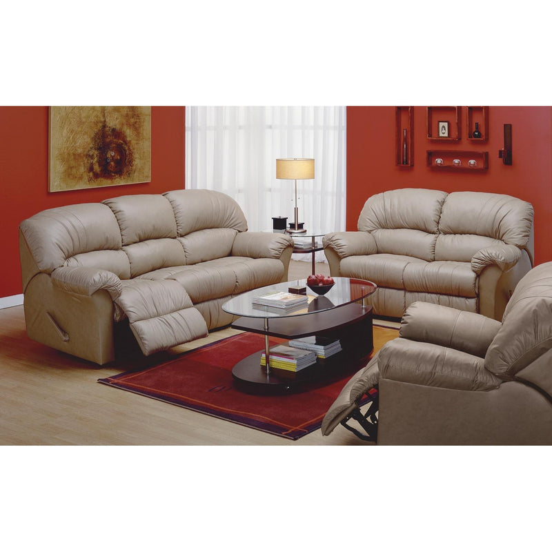 Palliser Callahan Manual Reclining Leather Loveseat 41072-53-CLASSIC-SANDSTORM IMAGE 2