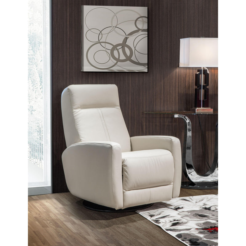 Palliser Syracuse Swivel, Glider Leather Match Recliner 43302-34-TULSAII-BISQUE IMAGE 2