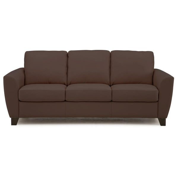 Palliser Marymount Stationary Leather Sofa 77332-01-BROADWAY-TOFFEE IMAGE 1