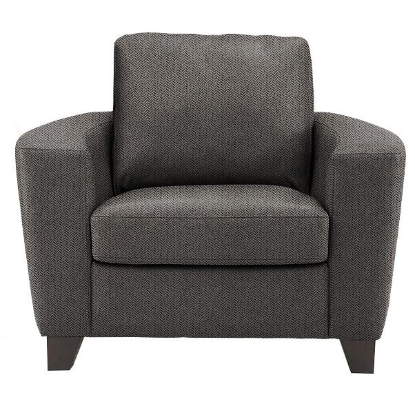 Palliser Leeds Stationary Fabric Chair 70328-02-ECHOSUEDE-LICORICE IMAGE 1