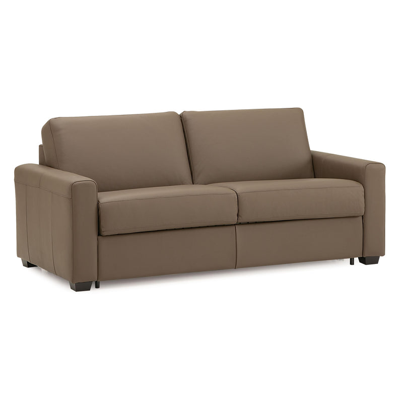 Palliser Roommate Leather Sofabed 40511-21-CLASSIC-MOCHA IMAGE 1