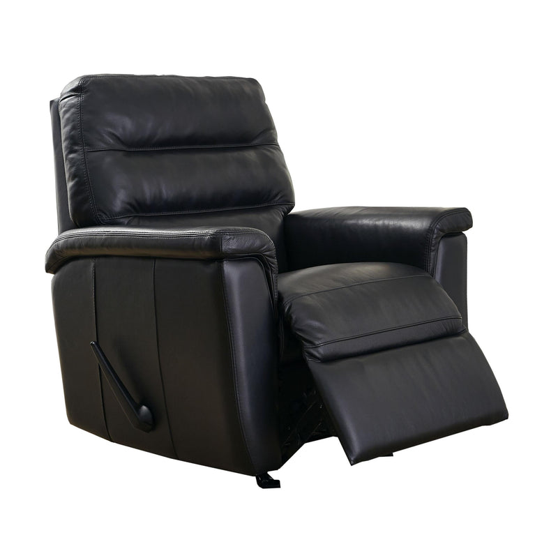 Palliser Algonquin Swivel Glider Leather Recliner 43004-34-VENICE-BLACK IMAGE 1