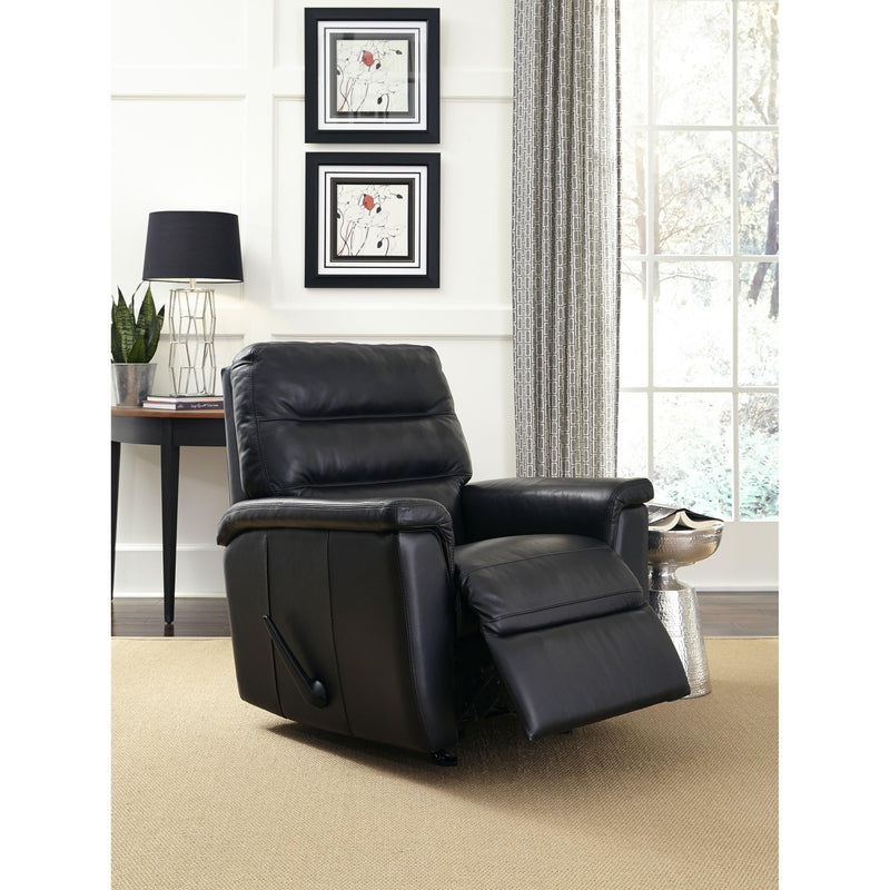 Palliser Algonquin Swivel Glider Leather Recliner 43004-34-VENICE-BLACK IMAGE 2