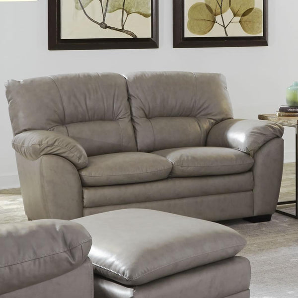 Palliser Amisk Stationary Leather Loveseat 77343-03-CLASSIC-ASH IMAGE 1