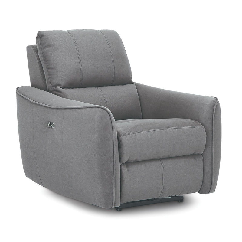 Palliser Arlo Power Fabric Recliner with Wall Recline 46130-31-ECHOSUED-LICORICE IMAGE 1